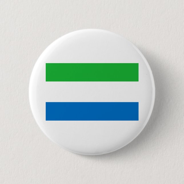 Sierra Leone Flag 6 Cm Round Badge (Front)