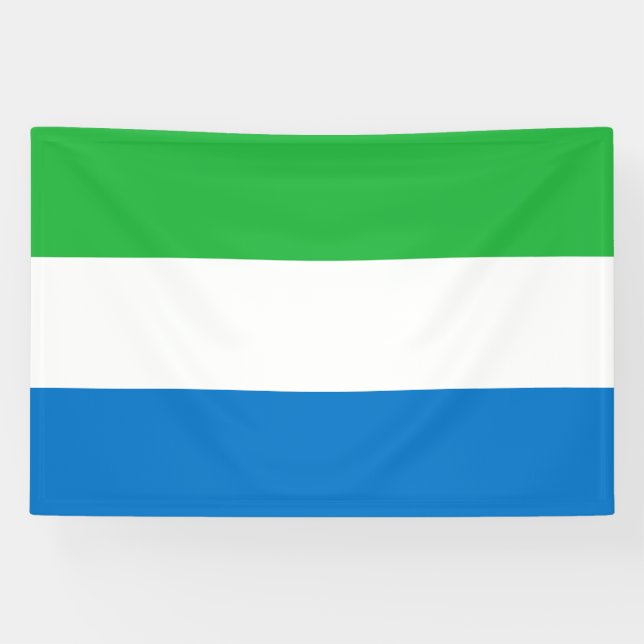 Sierra Leone Flag Banner (Horizontal)