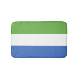 Sierra Leone flag Bath Mat