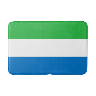 Sierra Leone Flag Bath Mat