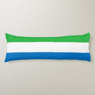 Sierra Leone Flag Body Cushion