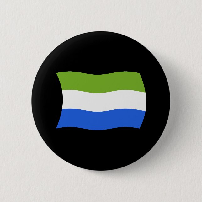 Sierra Leone Flag Button (Front)