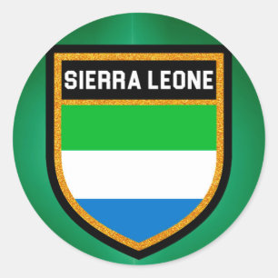 Sierra Leone Flag Classic Round Sticker