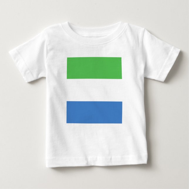 Sierra Leone Flag Emblem Baby T-Shirt (Front)