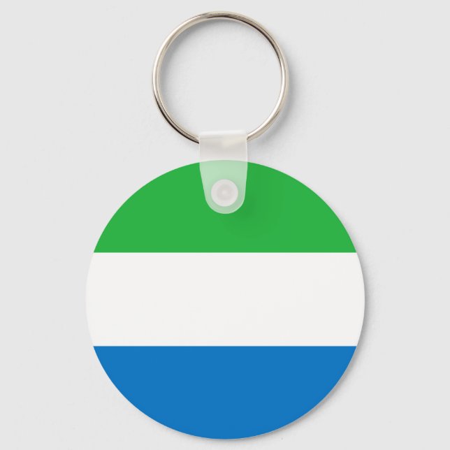 Sierra Leone Flag Key Ring (Front)