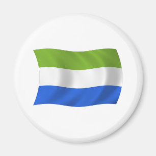 Sierra Leone Flag Magnet