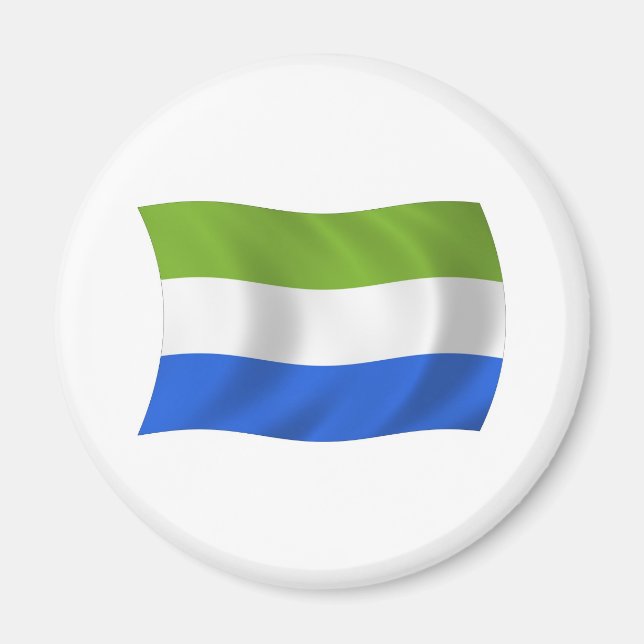 Sierra Leone Flag Magnet (Front)