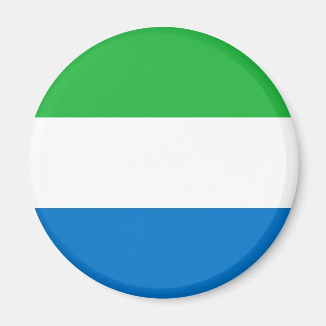 Sierra Leone Flag Magnet (Front)