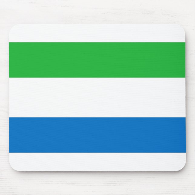 Sierra Leone Flag Mouse Pad (Front)
