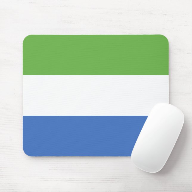 Sierra Leone flag Mouse Pad (With Mouse)