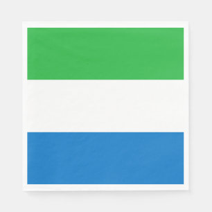 Sierra Leone Flag Napkin