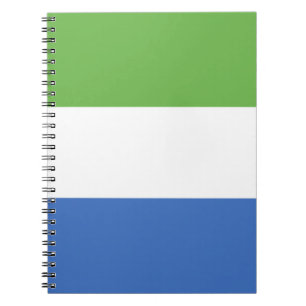 Sierra Leone flag Notebook