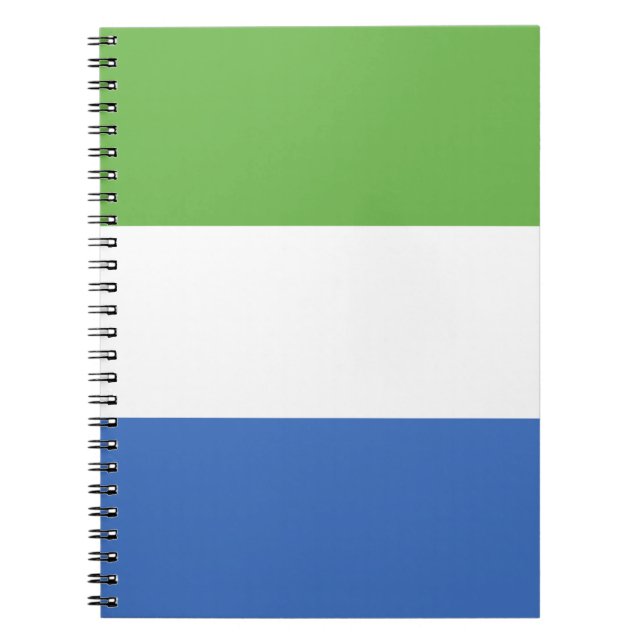 Sierra Leone flag Notebook (Front)