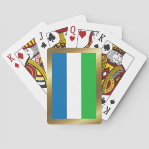 Sierra Leone Flag Playing Cards