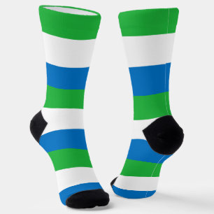 Sierra Leone Flag Socks