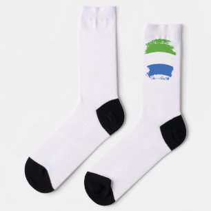 Sierra Leone flag Socks