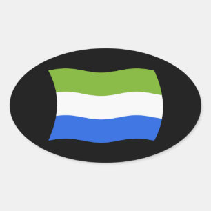 Sierra Leone Flag Sticker