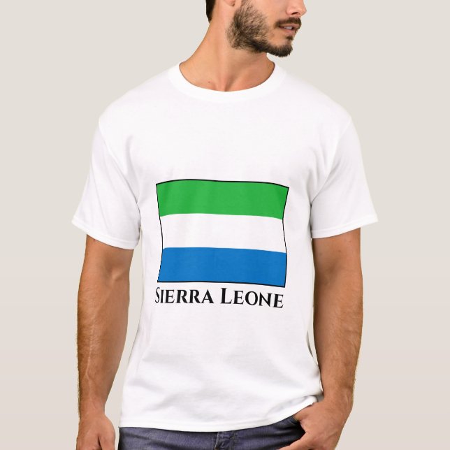 Sierra Leone Flag T-Shirt (Front)
