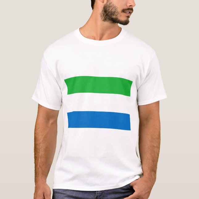 Sierra Leone Flag T-Shirt (Front)