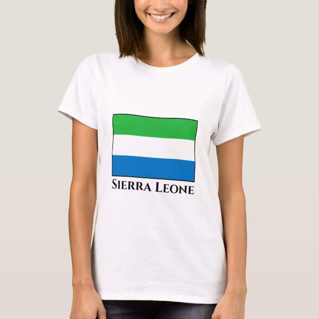 Sierra Leone Flag T-Shirt (Front)