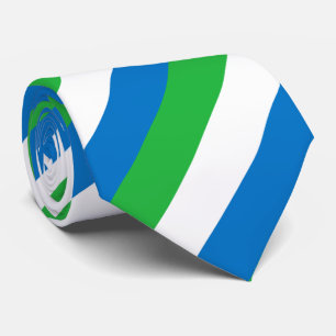 Sierra Leone Flag Tie