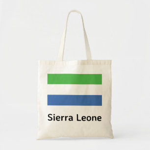 Sierra Leone Flag Tote Bag