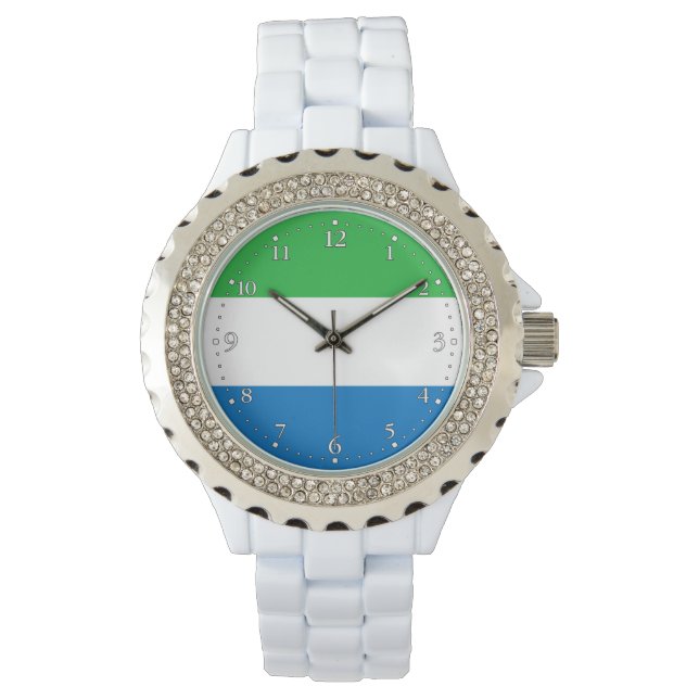 Sierra Leone Flag Watch (Front)