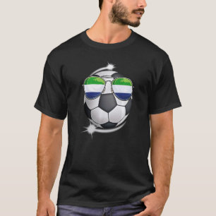 Sierra Leone Football Fan Sunglass Soccer Sierra L T-Shirt