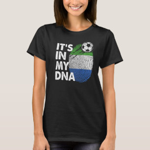 Sierra Leone In My Dna Sierra Leonian Flag T-Shirt