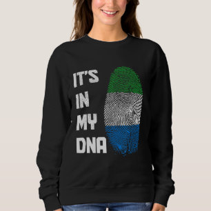 Sierra Leone It's In My DNA Flag Pride African Sweatshirt