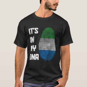 Sierra Leone It's In My DNA Flag Pride African T-Shirt
