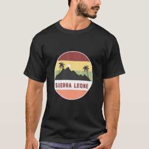 Sierra Leone Mountain And Palms T-Shirt