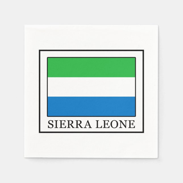 Sierra Leone Napkin (Front)