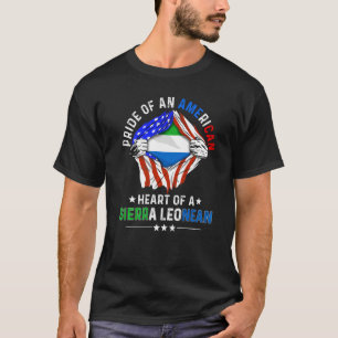 Sierra Leonean American America Pride Foreign Leon T-Shirt