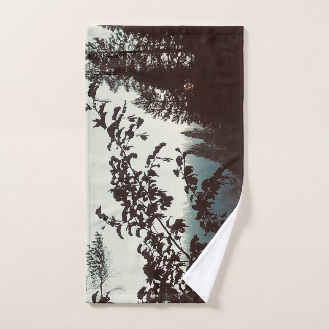 Sierra mountain forest hand towel (Hand Towel)