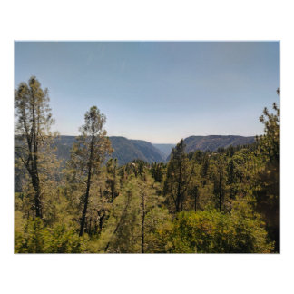 Sierra Mountain Valley Poster