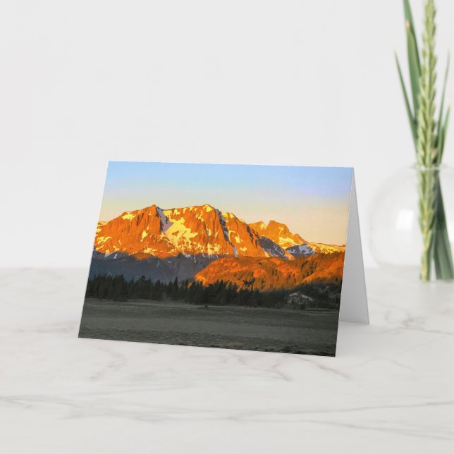 SIERRA MOUNTAINS CARD (Front)