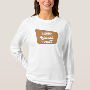 Sierra National Forest (Sign) T-Shirt