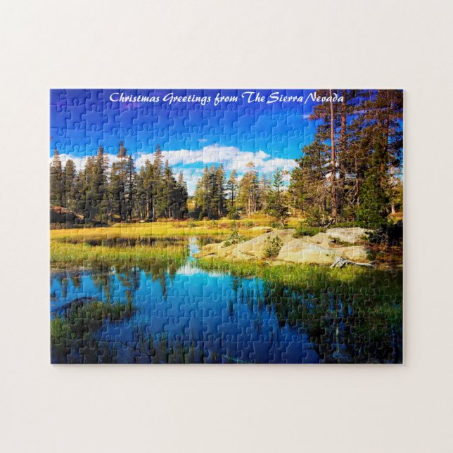 Sierra Nevada.Christmas Greetings Jigsaw Puzzle (Horizontal)