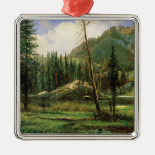 Sierra Nevada Mountains (American Woodland) Metal Ornament