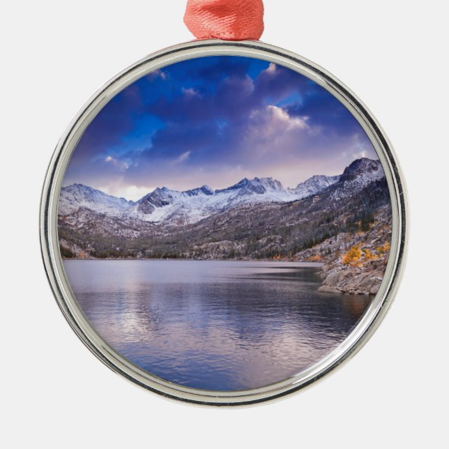 Sierra Nevada Mountains, Autumn, CA Metal Ornament (Front)