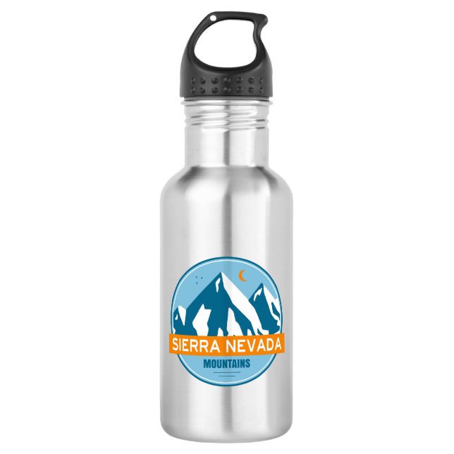 Sierra Nevada Mountains California 532 Ml Water Bottle (Front)