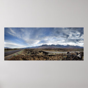 Sierra Nevada Mountains from Owens Valley Poster