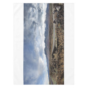 Sierra Nevada Mountains from Owens Valley Tablecloth