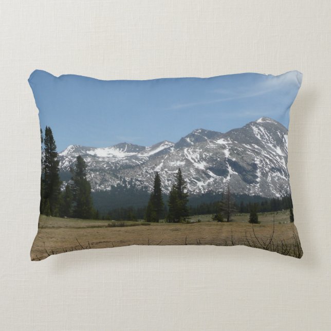 Sierra Nevada Mountains I from Yosemite Decorative Cushion (Front)