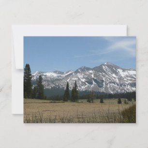 Sierra Nevada Mountains I from Yosemite Holiday Card