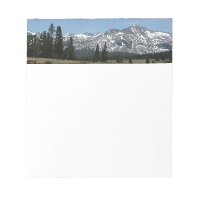 Sierra Nevada Mountains I from Yosemite Notepad (Front)