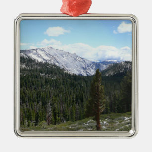 Sierra Nevada Mountains II from Yosemite Metal Ornament