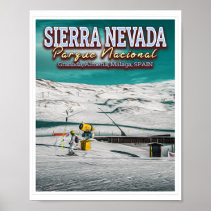 SIERRA NEVADA NATIONAL PARK - ANDALUSIA SPAIN POSTER