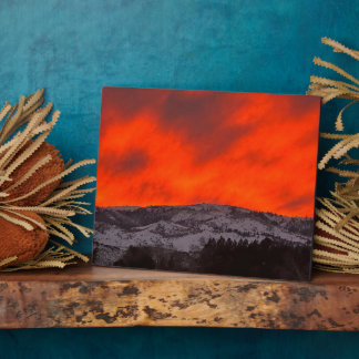 Sierra Nevada Summer Sunset Plaque
